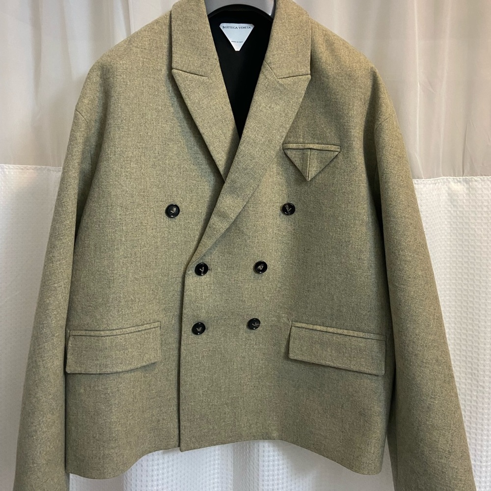 Bottega Veneta Wool Double Breasted Blazer